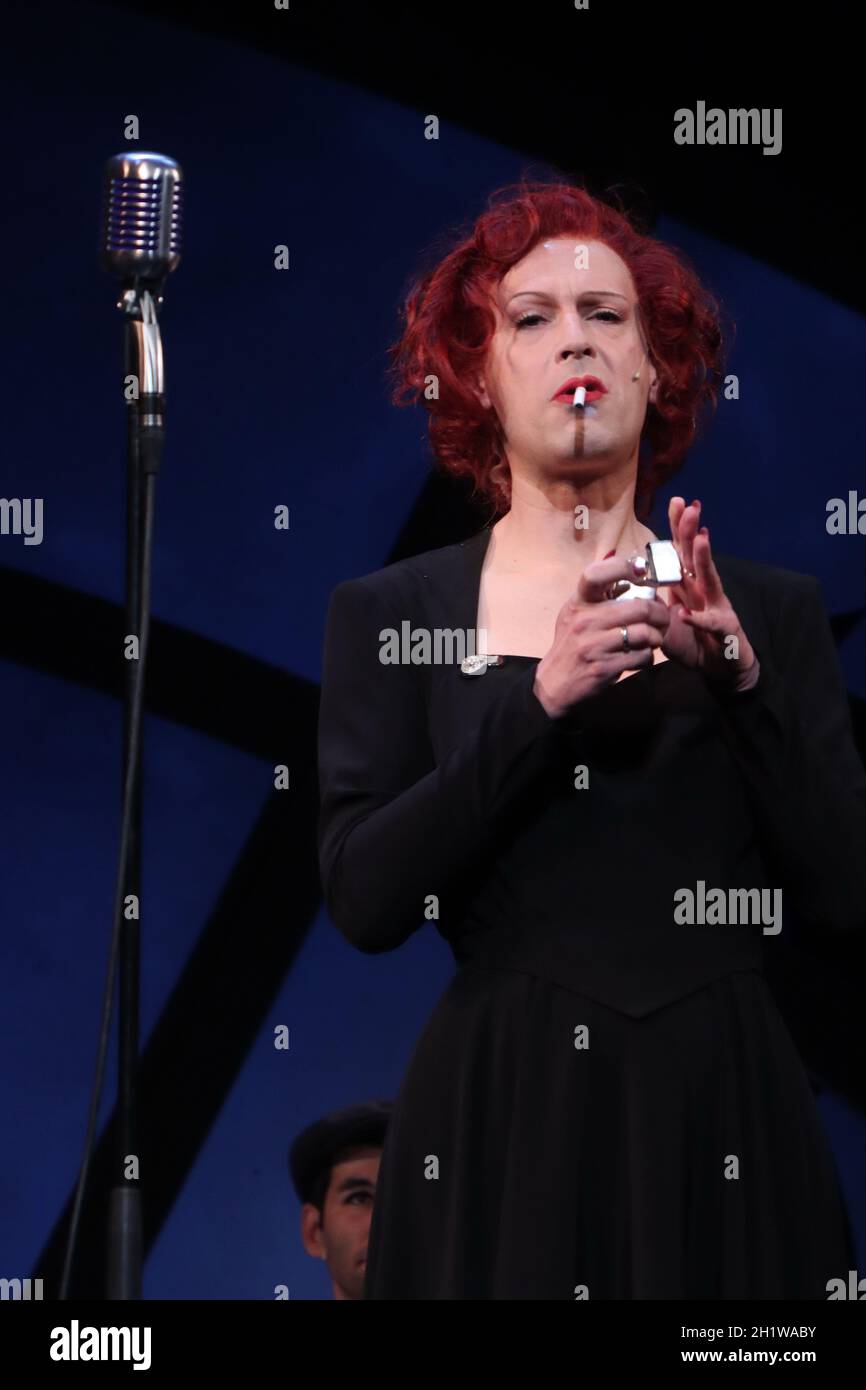 Tim Fischer, Fotoprobe von „Ich bin die Leander – Zarah auf Probe“ , St. Pauli Theater Hamburg, 09.06.2021 Stock Photo
