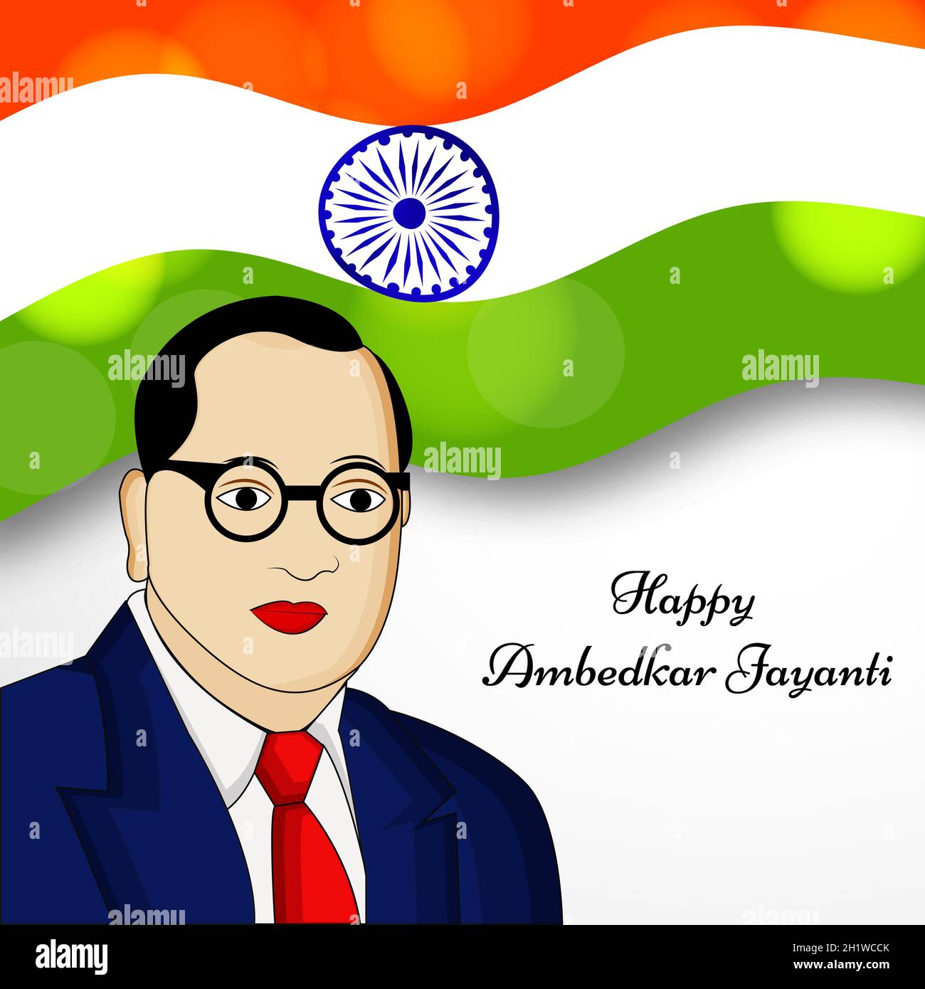 Dr. Ambedkar Jayanti Stock Photo