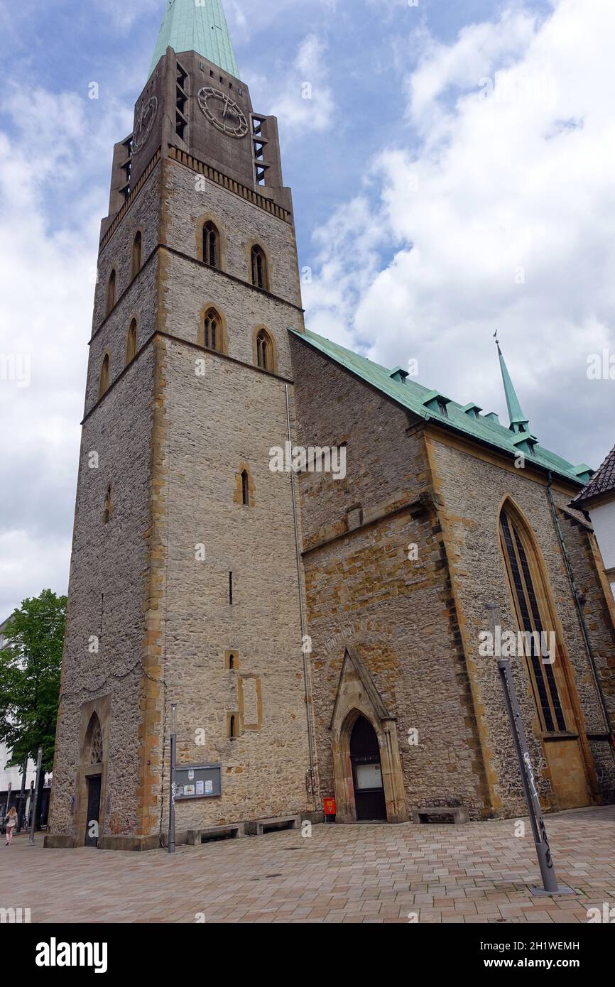 evangelische Altstädter Nikolaikirche, Bielefeld, Nordrhein-Westfalen, Deutschland Stock Photo