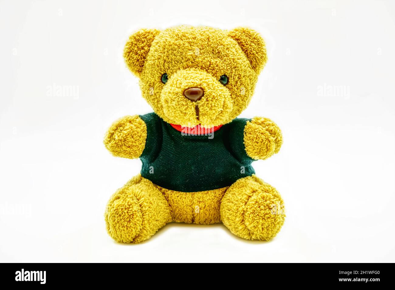 Teddy bear isolated on a white background Stock Photo - Alamy
