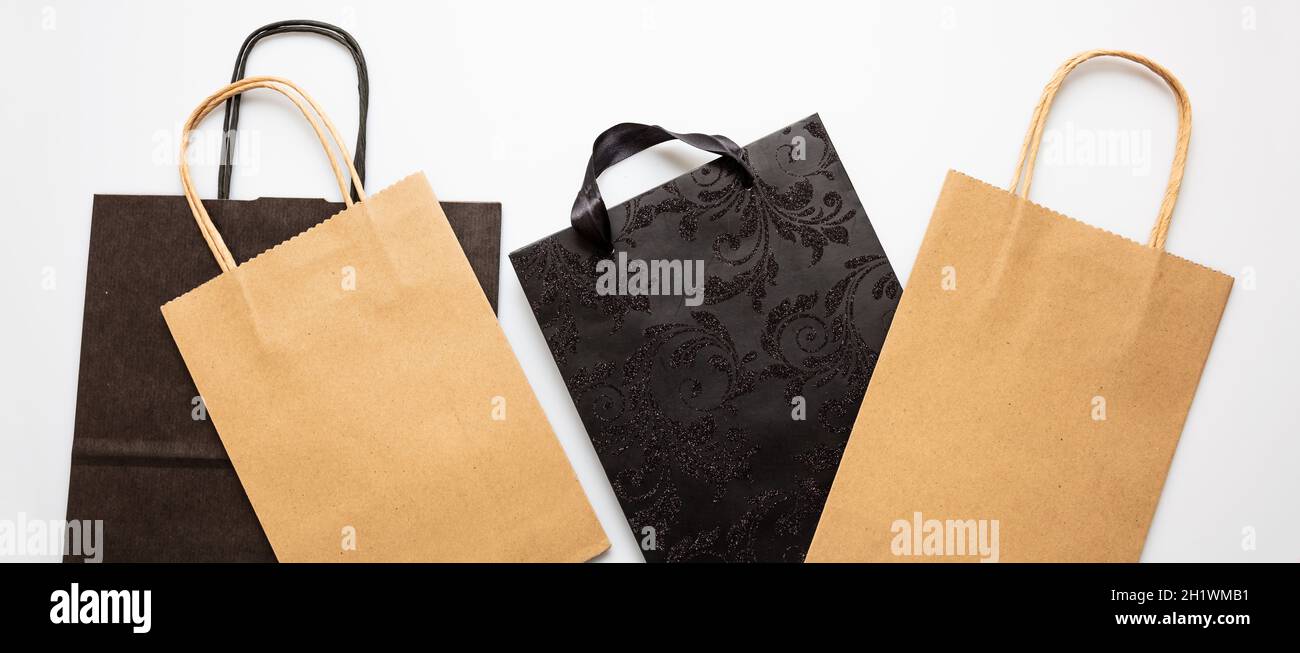 Composition with colorful paper shopping bags Stock Photo - Alamy