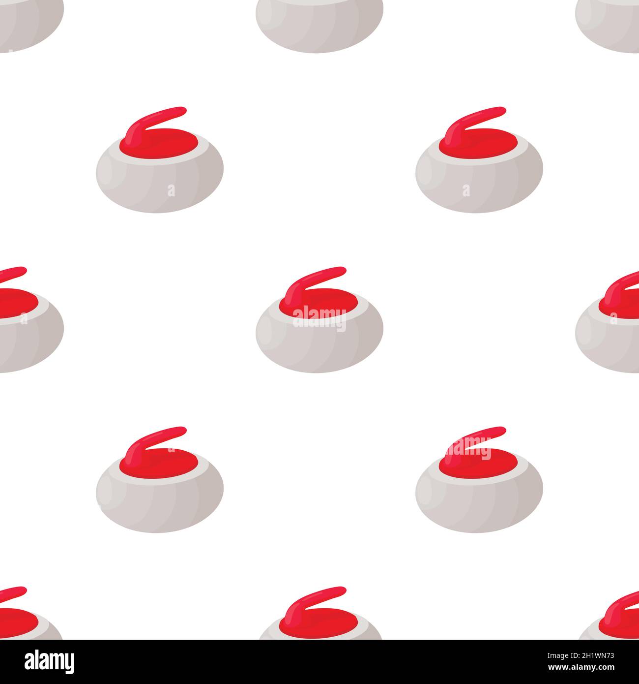 Curling stone pattern seamless background texture repeat wallpaper