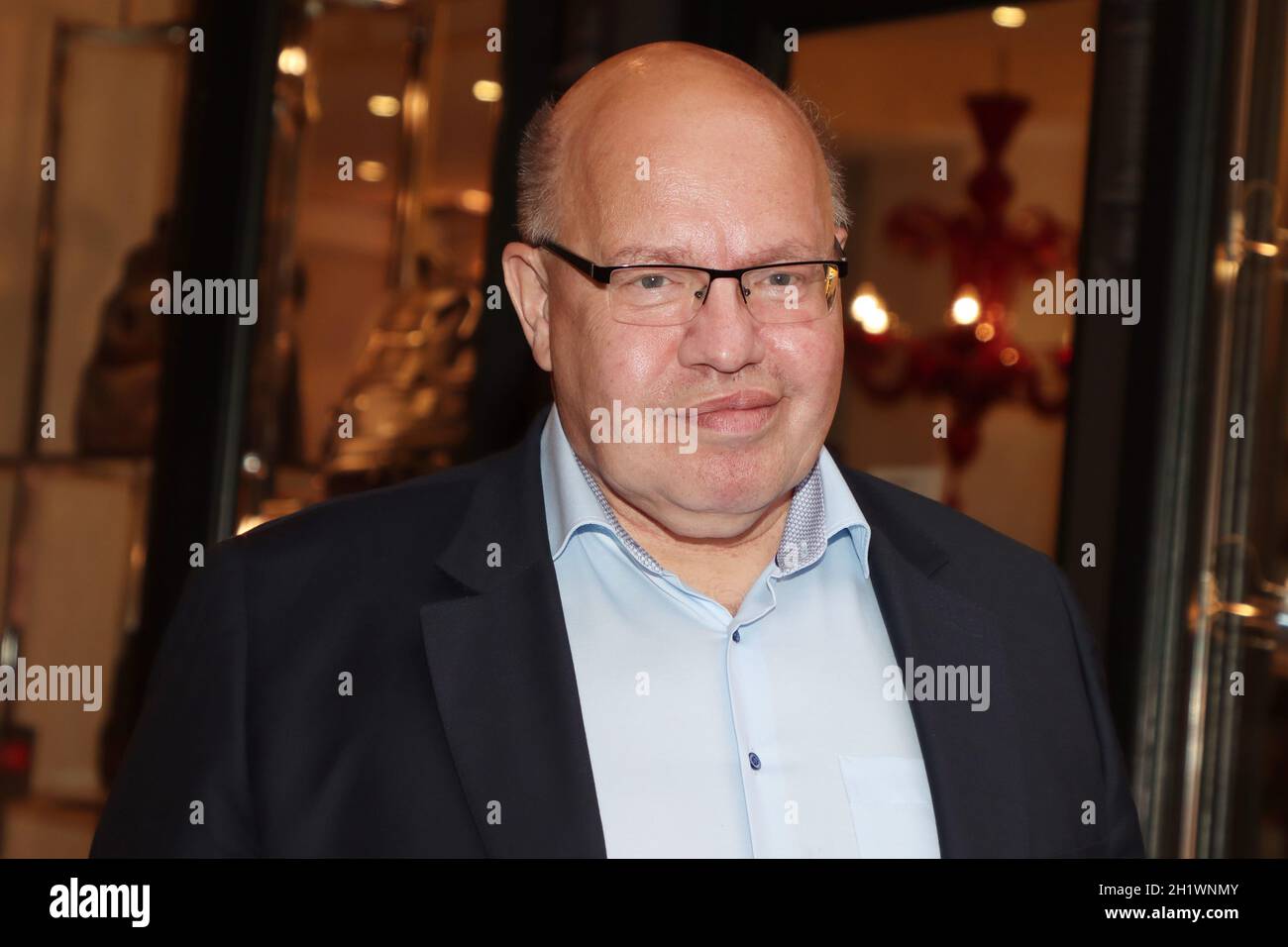 Peter Altmaier, Peter Altmaier besucht die Buchhandlung Felix Jud in Hamburg und redet ueber seine Buecher-Historie, Hamburg, 20.07.2021 Stock Photo