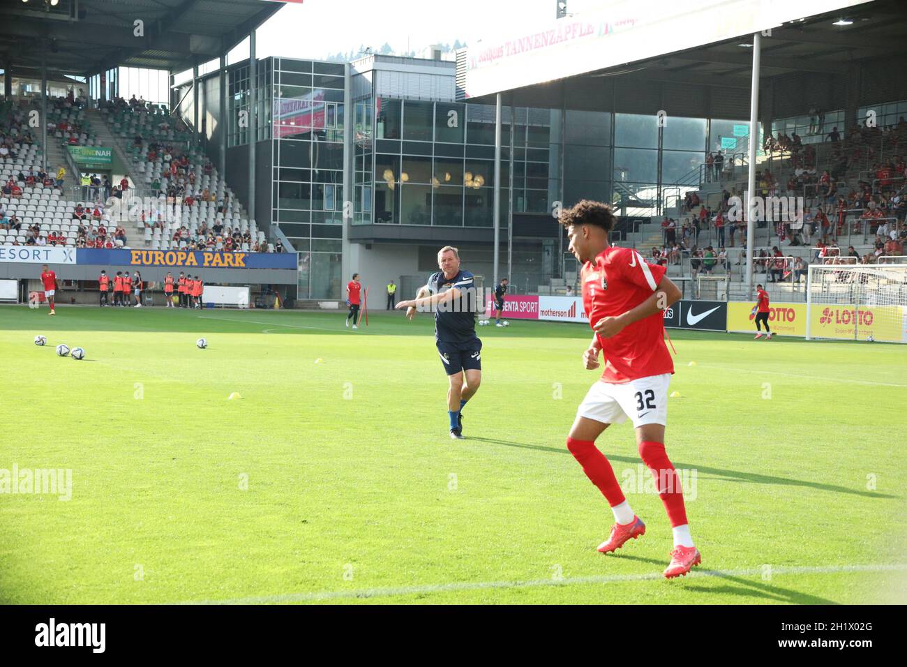 3. FBL: 21-22: 3. Sptg. SC Freiburg II vs Borussia Dortmund  II  DFL REGULATIONS PROHIBIT ANY USE OF PHOTOGRAPHS AS IMAGE SEQUENCES AND/OR QUASI-VIDEO Stock Photo