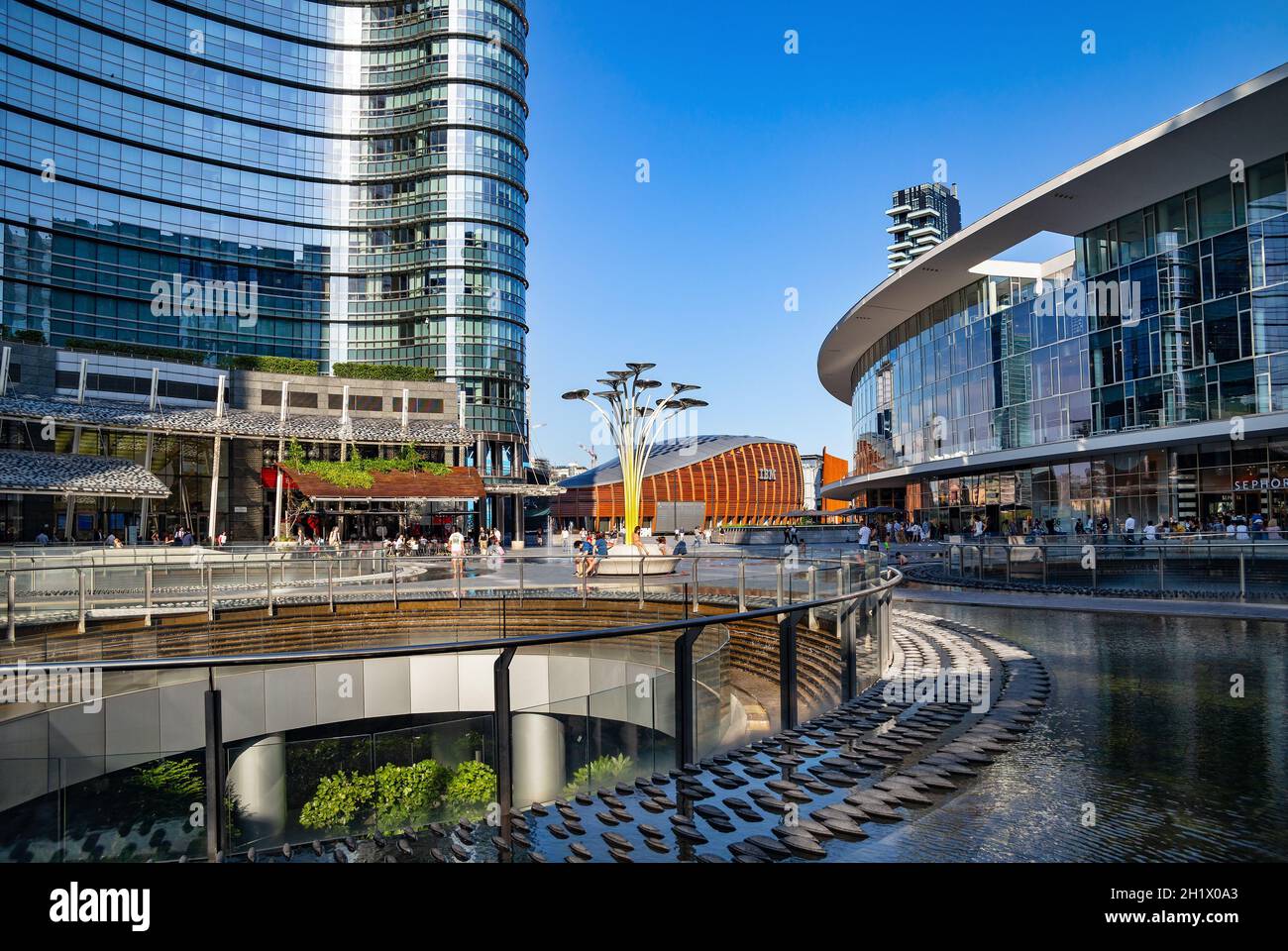 Italy gae aulenti square in the porta nuova business district hi-res stock  photography and images - Alamy