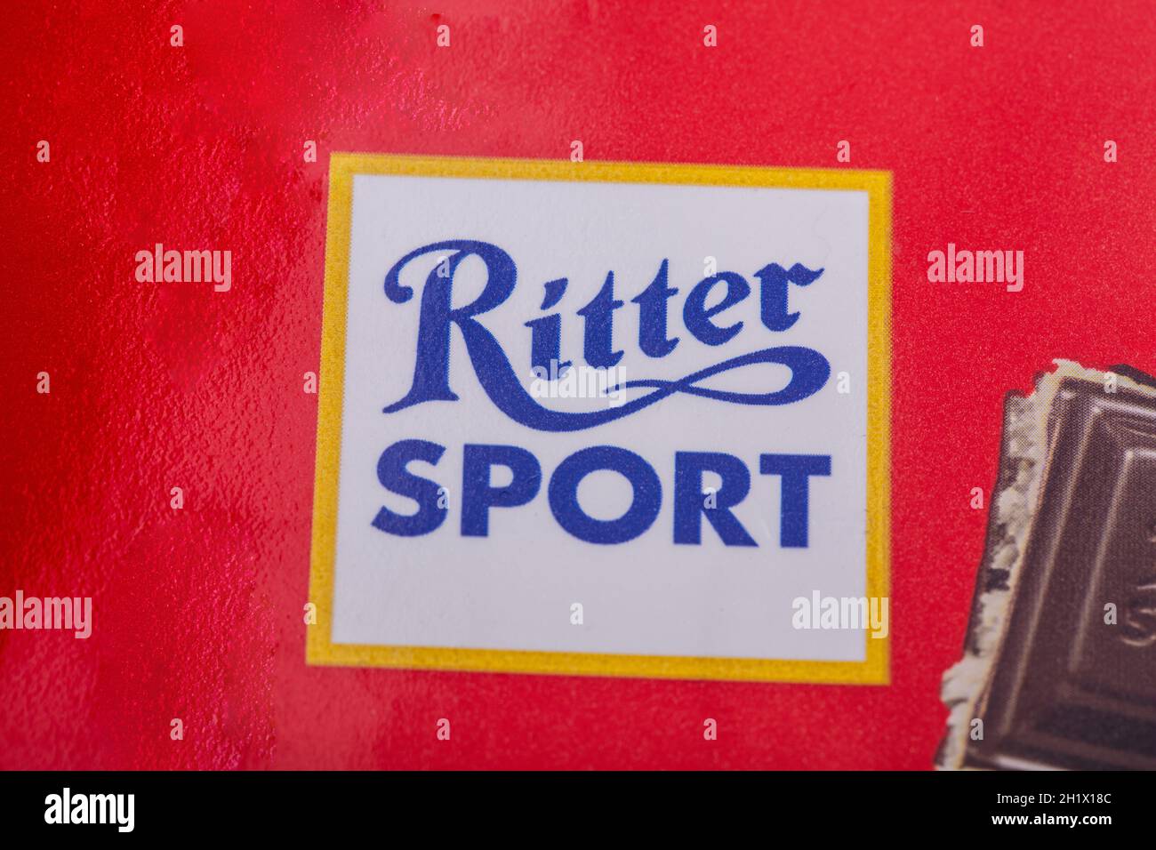 Hex Code Ritter Sort Logo Ritter Sport Logo High Resolution Stock Photography and Images - Alamy