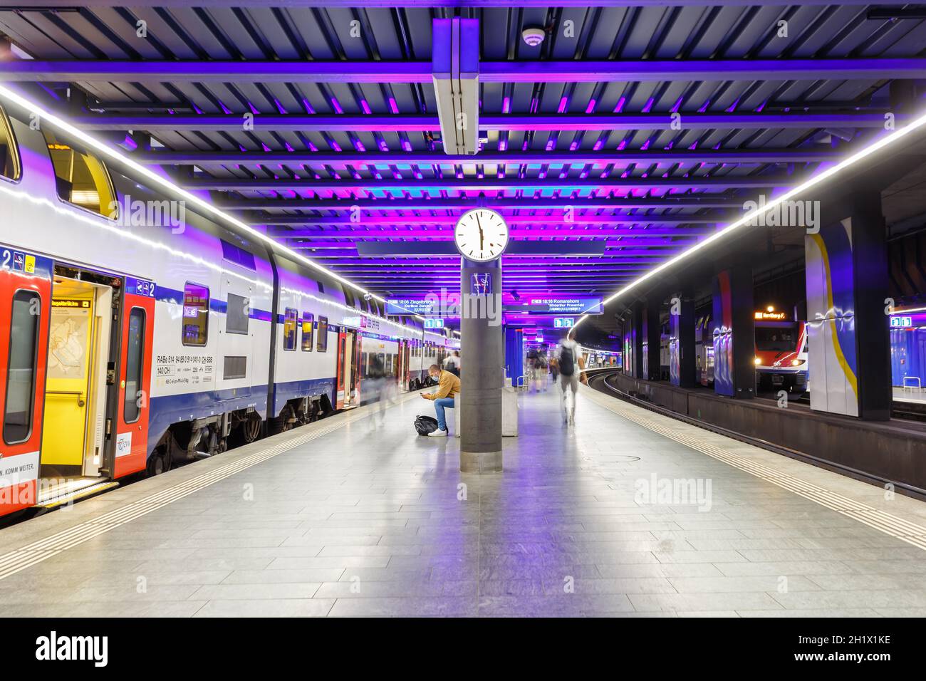 Zurich, Switzerland September 23, 2020 Siemens Desiro Double Deck S
