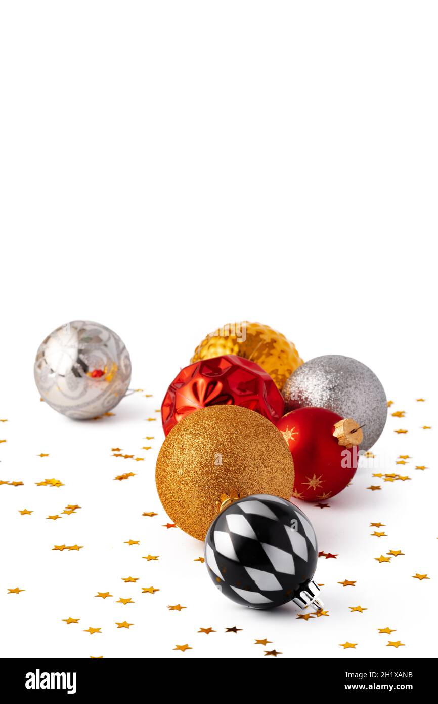 Gold Baubles Cut Out High Resolution Stock Photography and Images - Alamy