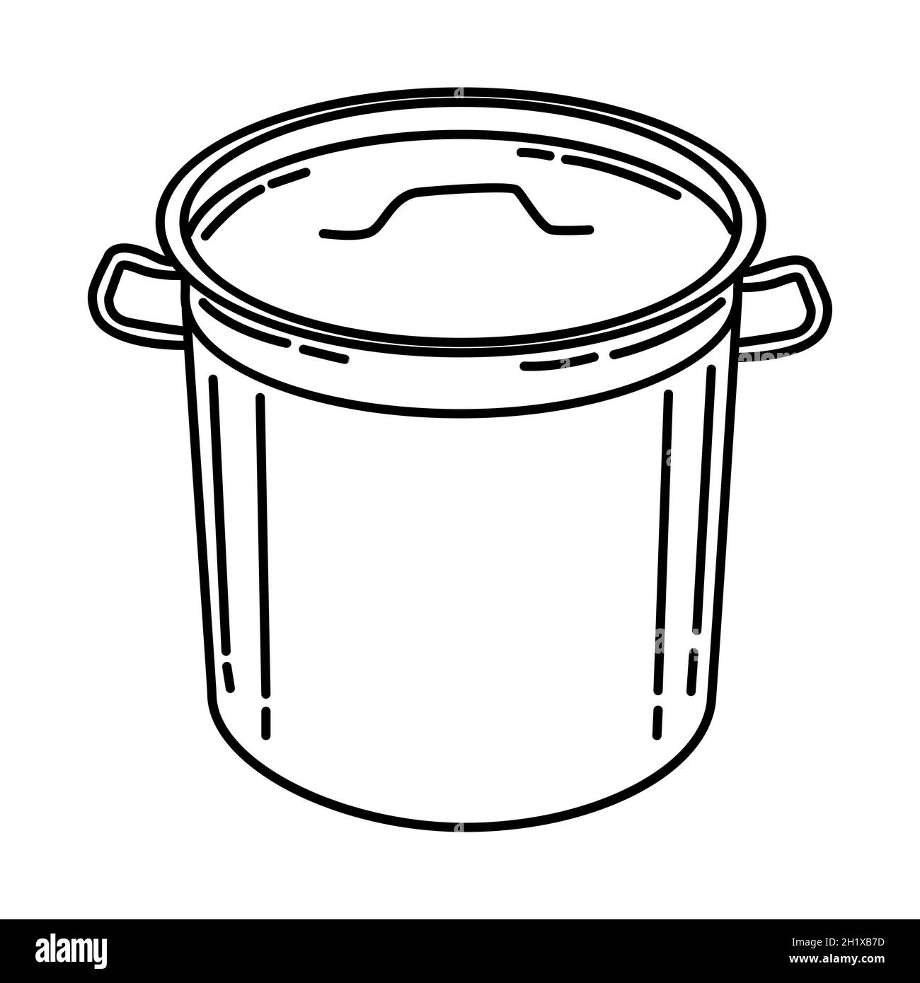 Large Pot Pan Part of Cooking Accessories and Equipment Device Hand