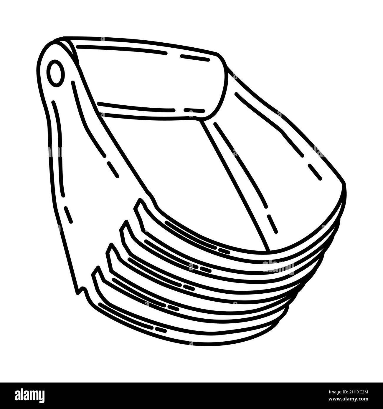 Pastry Blender Part of Cooking Accessories and Equipment Device Hand Drawn Icon Set Vector. Stock Vector