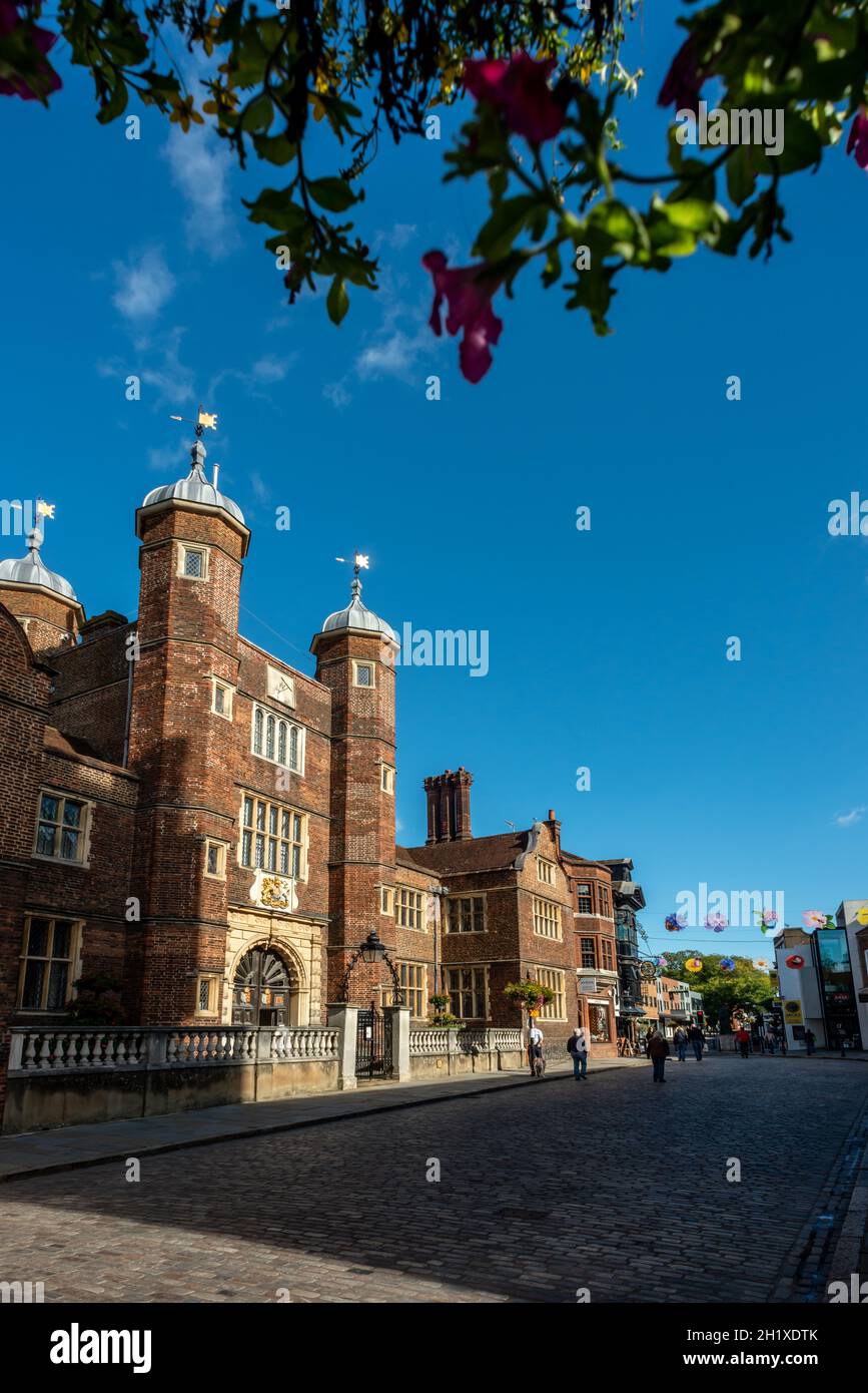 Guildford, October 6th 2021 GV of Guildford town centre Stock Photo