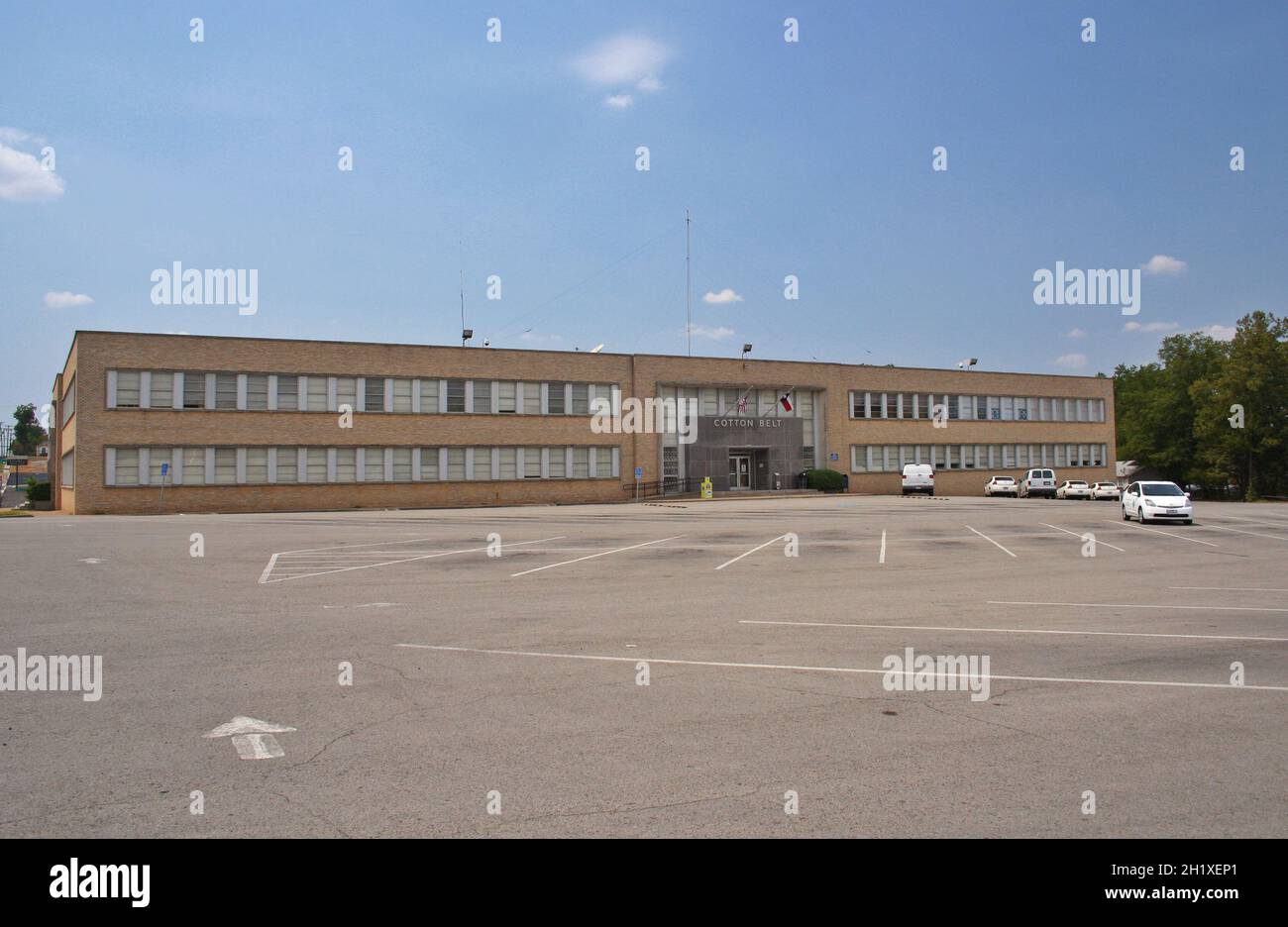 Tyler, TX Historic Cotton Belt Building built in 1955, originally