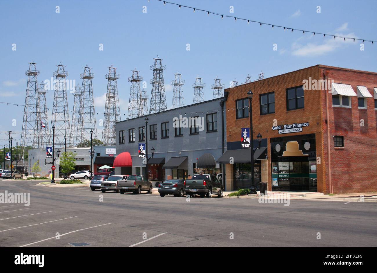 Kilgore, TX June 10 Downtown Kilgore TX, With World's Riches Acre