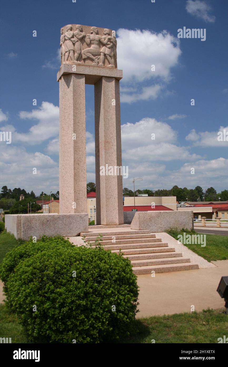 New London, TX Cenotaph commemorating the New London school explosion