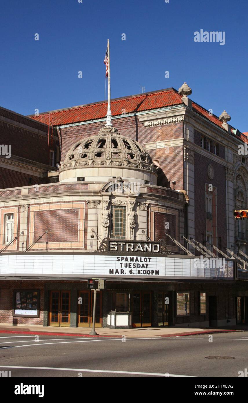 Shreveport, Louisiana: The historic Strand Theater located in downtown Shreveport Stock Photo