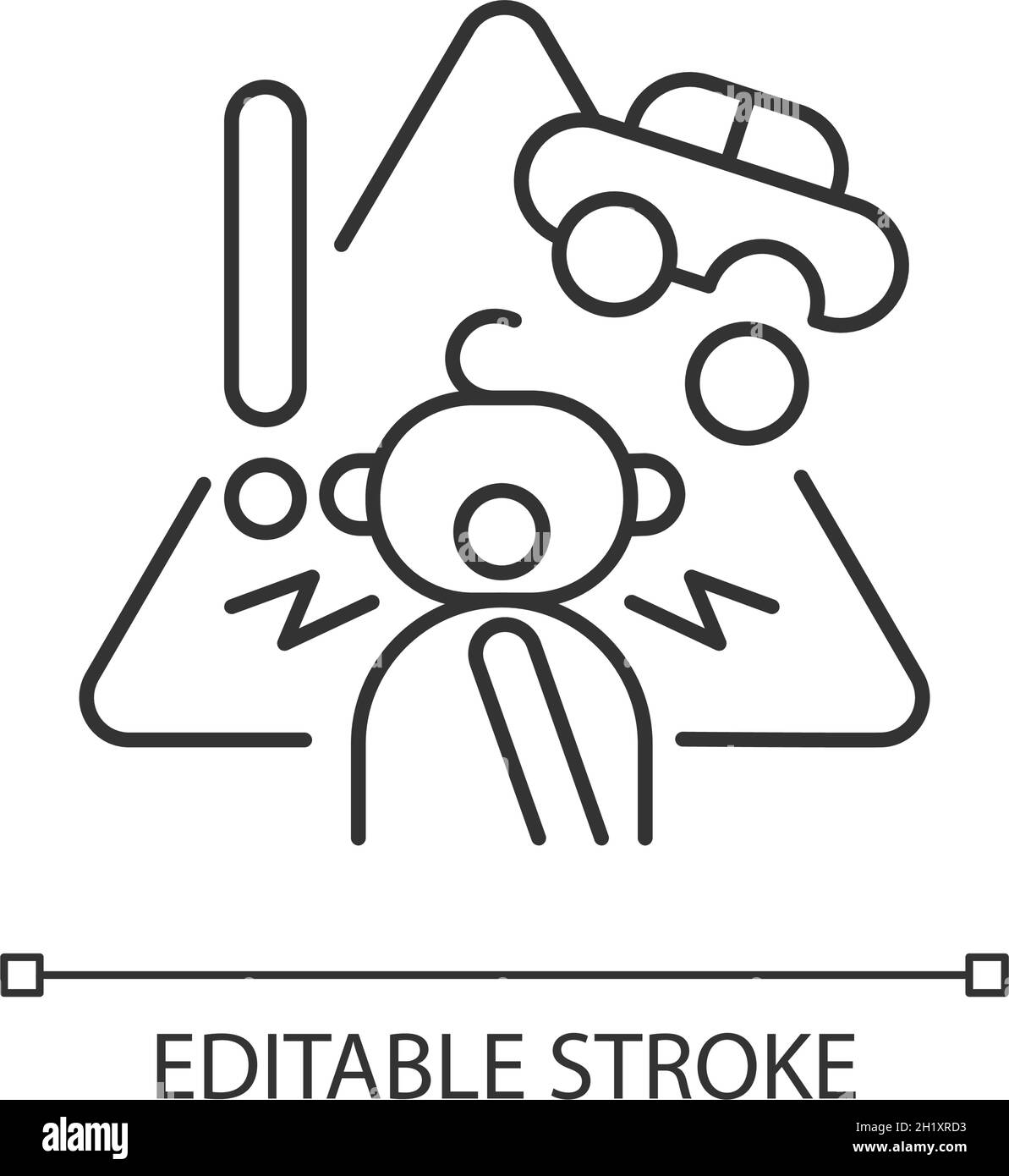 Choking hazard toys linear icon Stock Vector Image & Art Alamy