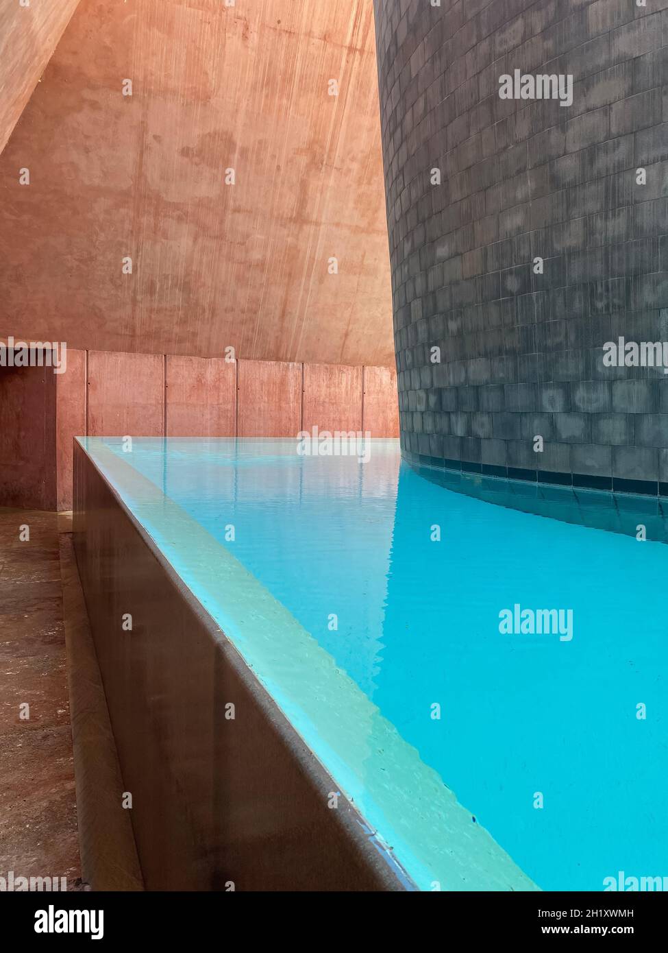 September 05, 2021 A James Turrell Second Wind Art Structure. Vejer de