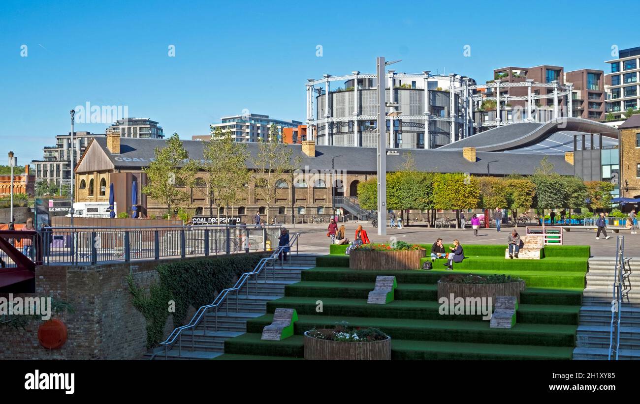 Coal Drops Yard, Gasholders residential apartments, UAL,Central St Martins, Kings Cross, Granary