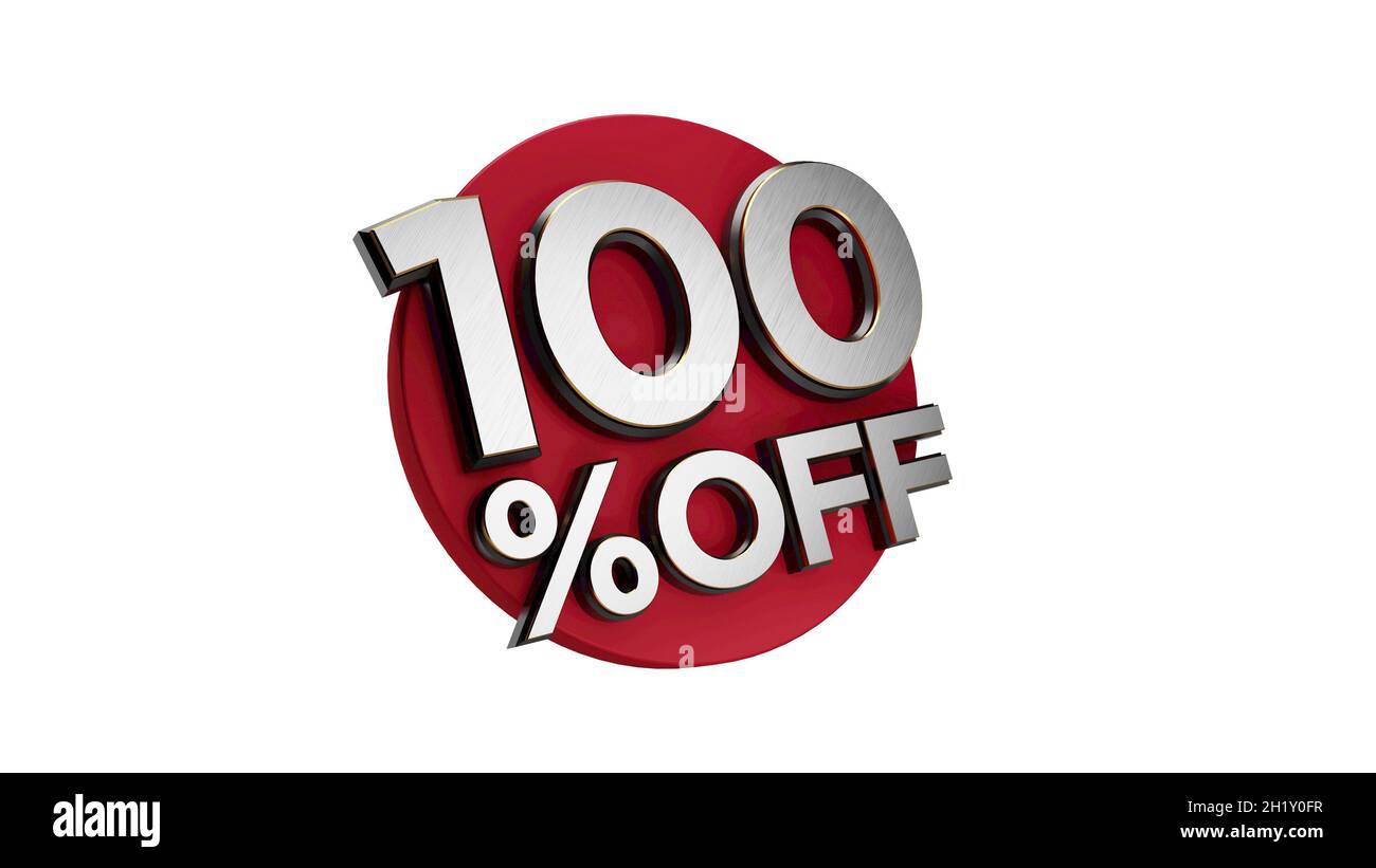 Special 100 percentage offer Cut Out Stock Images Pictures Alamy