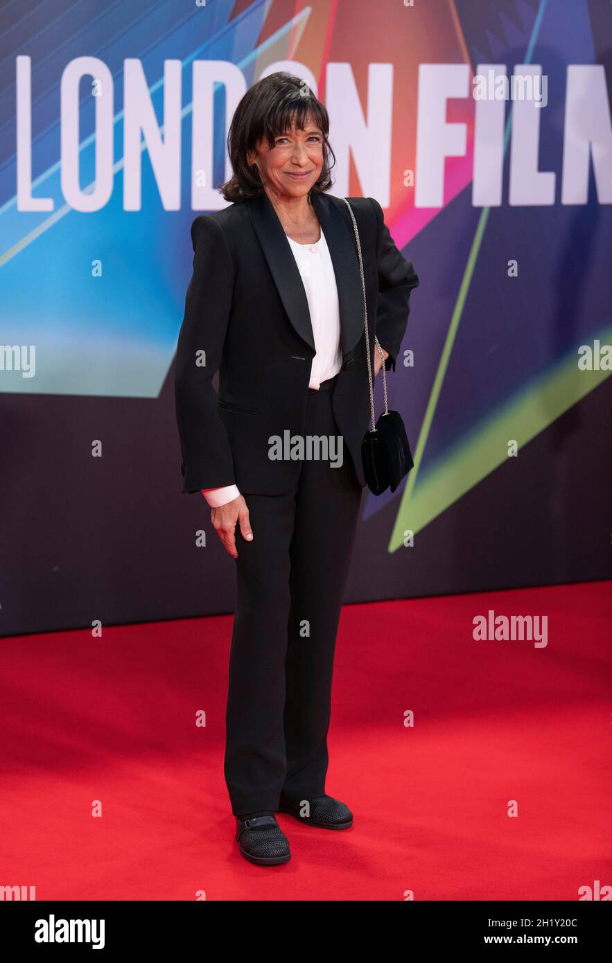 London, UK. 17th Oct, 2021. Kathryn Hunter attends the closing night gala of 'The Tragedy of Macbeth' during the 65th BFI London Film Festival at The Royal Festival Hall in London. Credit: SOPA Images Limited/Alamy Live News Stock Photo