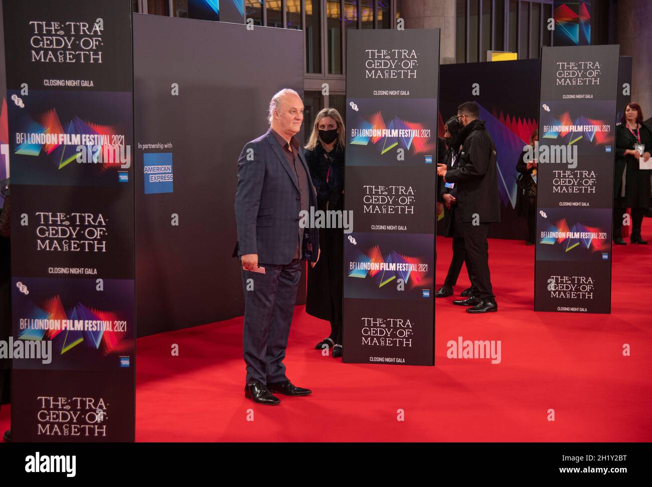 London, UK. 17th Oct, 2021. Tim McInnerny attends the closing night gala of 'The Tragedy of Macbeth' during the 65th BFI London Film Festival at The Royal Festival Hall in London. Credit: SOPA Images Limited/Alamy Live News Stock Photo