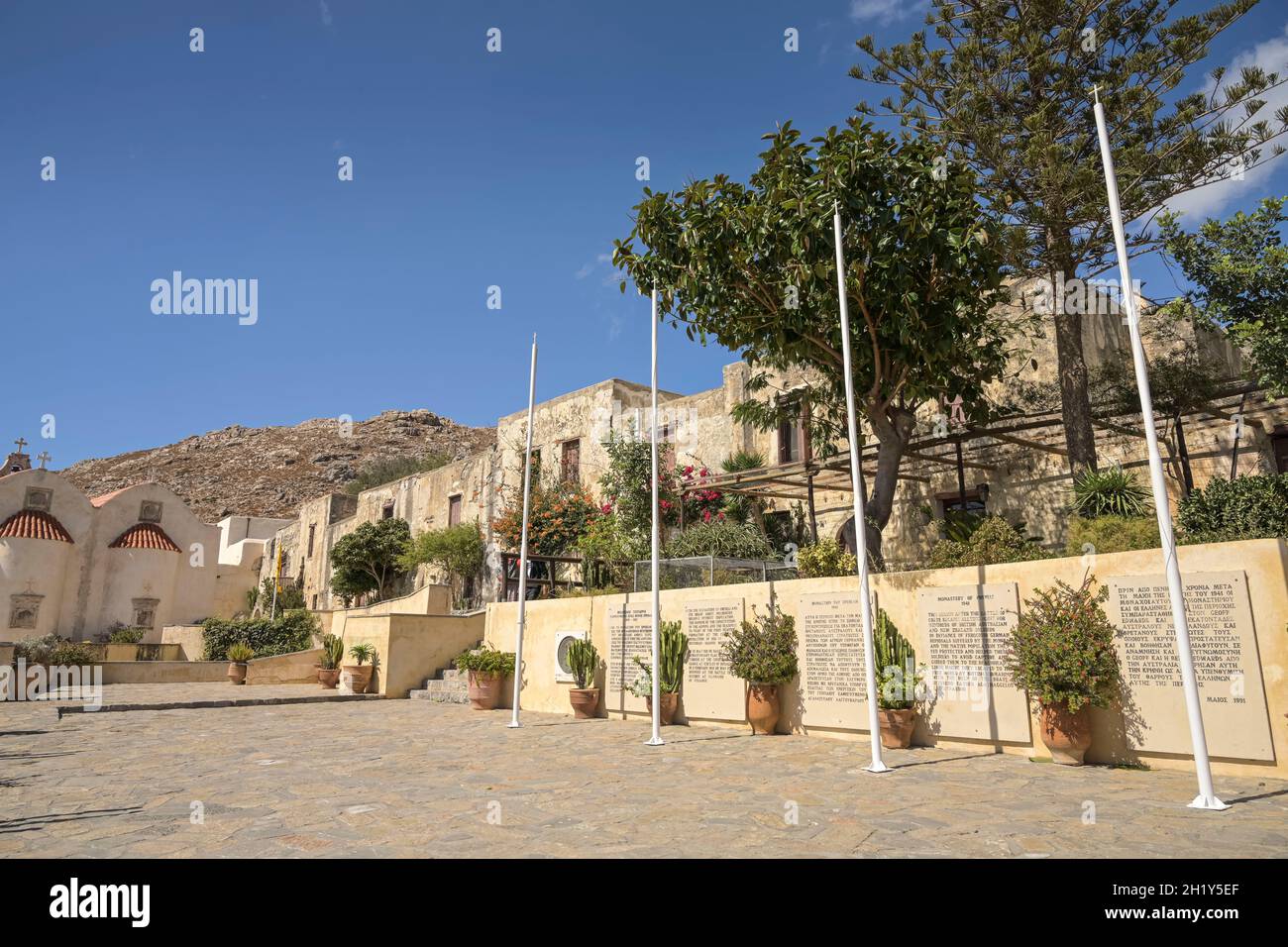 Kloster Preveli, Kreta, Griechenland Stock Photo