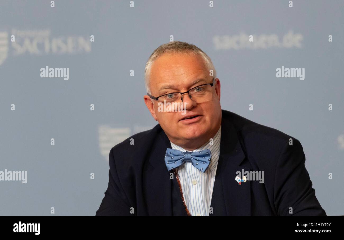 Dresden, Germany. 19th Oct, 2021. Thomas Rechentin, head of office at