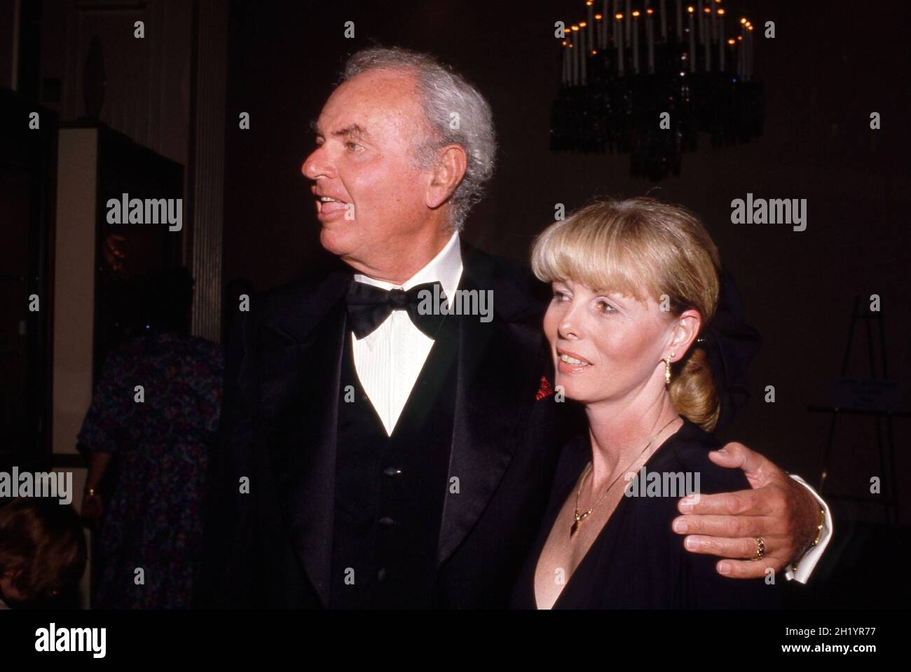 Harvey Corman and wife May 1989 Credit: Ralph Dominguez/MediaPunch ...