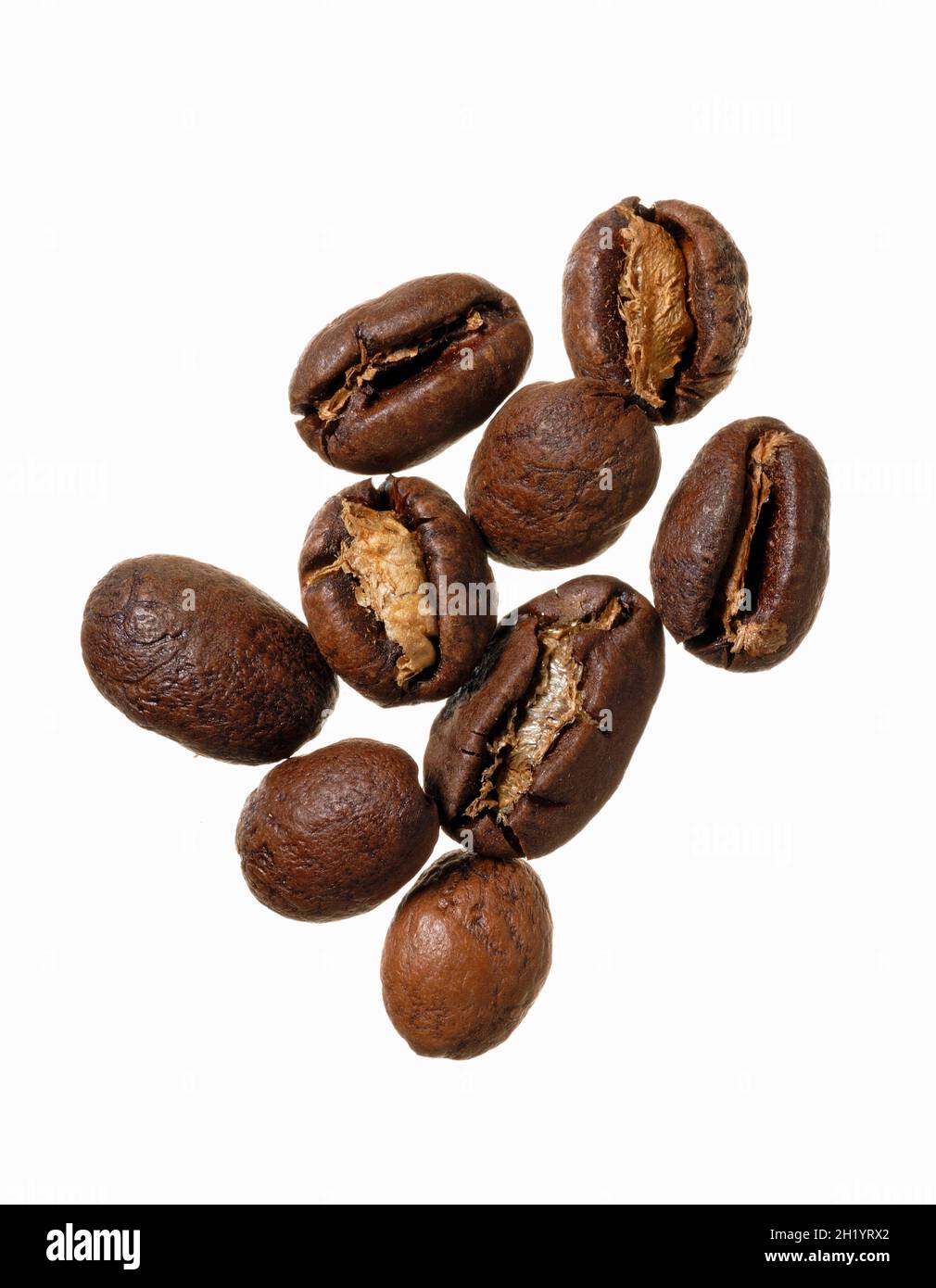 Coffee beans, roasted Stock Photo