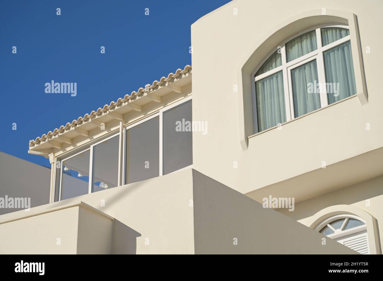 Architektur Ferienwohnung, Plakias, Kreta, Griechenland Stock Photo