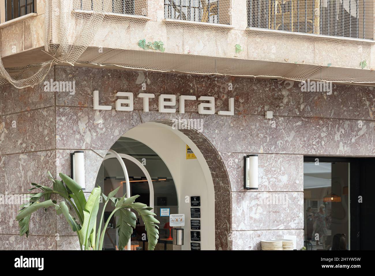 VALENCIA, SPAIN OCTOBER 14, 2021 Lateral is a Spanish chain of restaurants Stock Photo Alamy