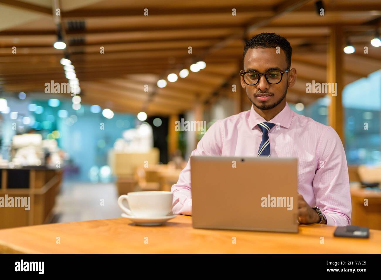 Portrait of professional young African businessman Stock Photo