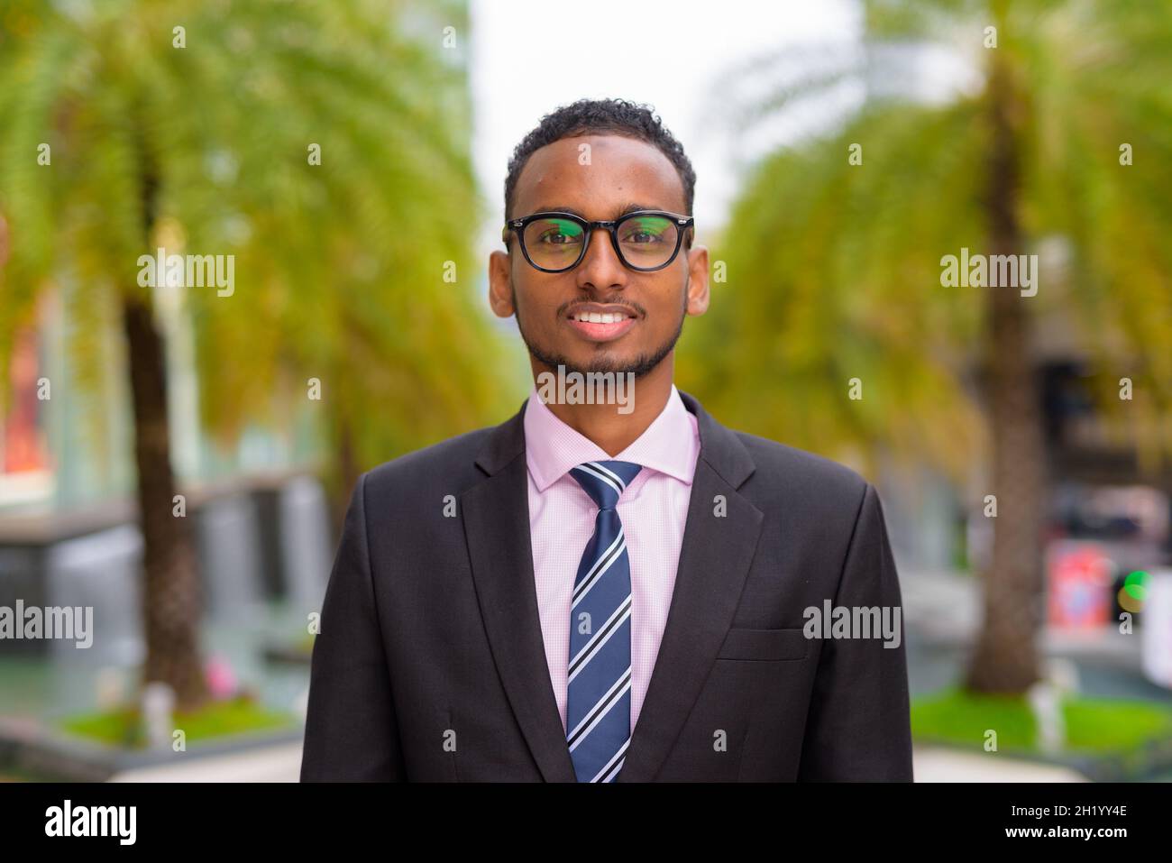 Portrait of professional young African businessman Stock Photo