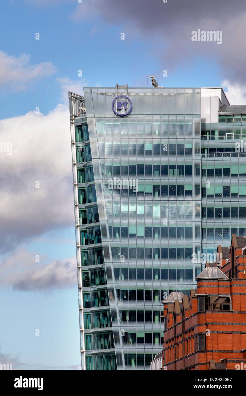 Birmgham City Centre, Birmingham, UK. BT offices in the Centre of