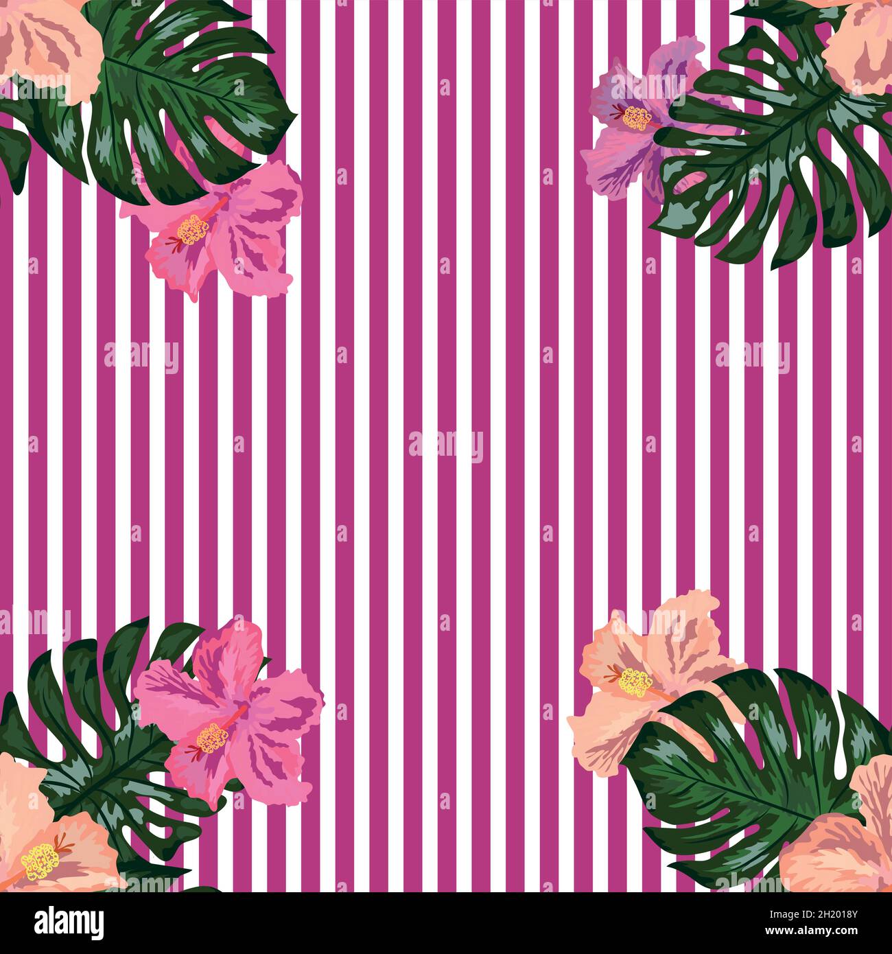 Floral exotic tropical seamless pattern tropic hawaiian wallpaper ...