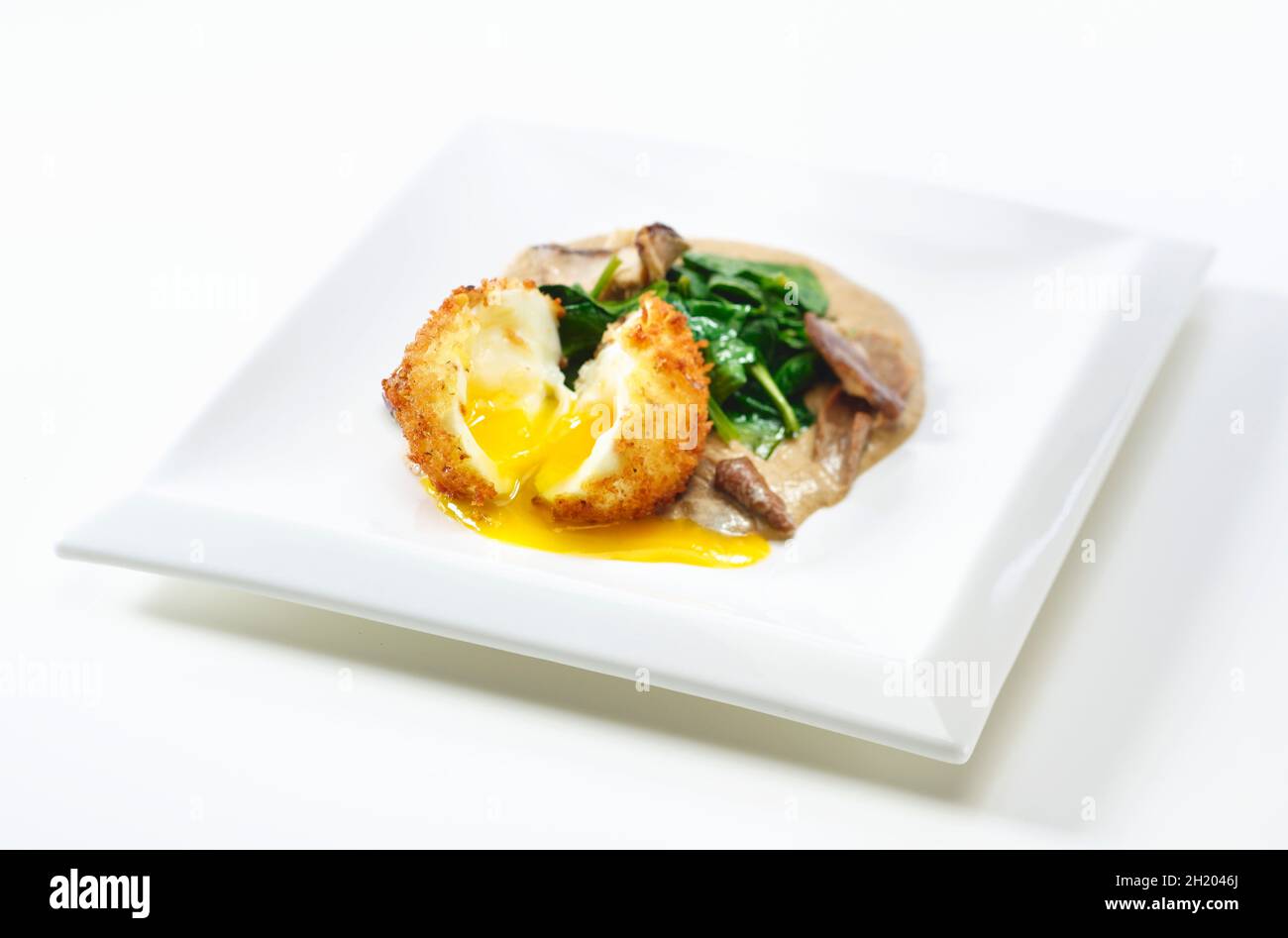 A deep fried egg Stock Photo Alamy