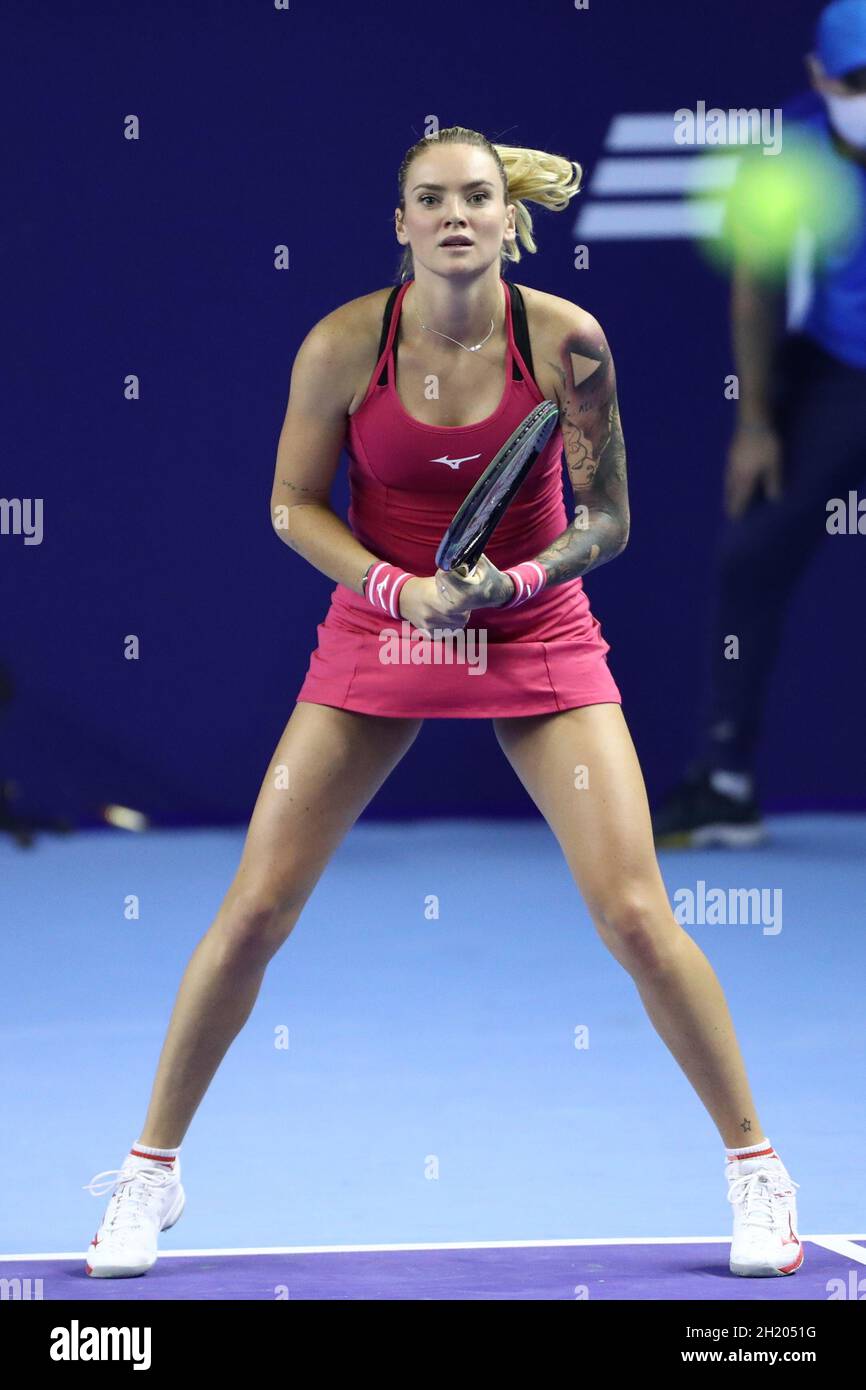Tereza Martincova during The VTB Kremlin Cup 2021 at Palace of Sports  “Luzhniki” in MOSCOW, - OCTOBER 19: (Photo by Anatoliy Medved Stock Photo -  Alamy