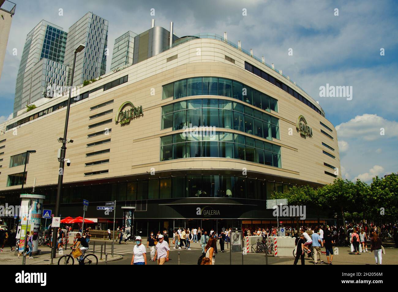 FRANKFURT, GERMANY Jul 03, 2021 The Galeria Kaufhof department store