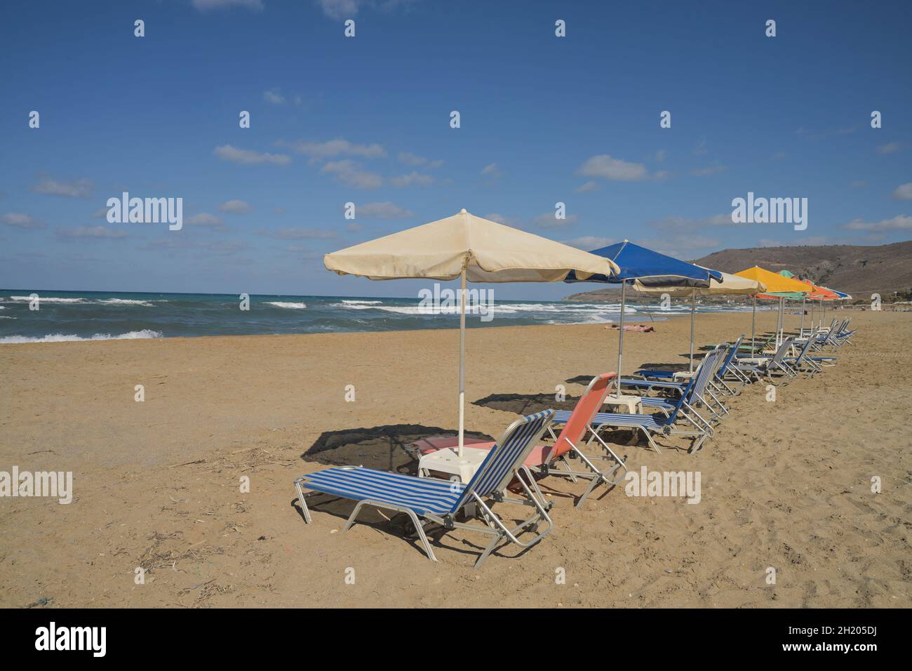 Strand Episkopi Beach, Nordküste, Kreta, Griechenland Stock Photo