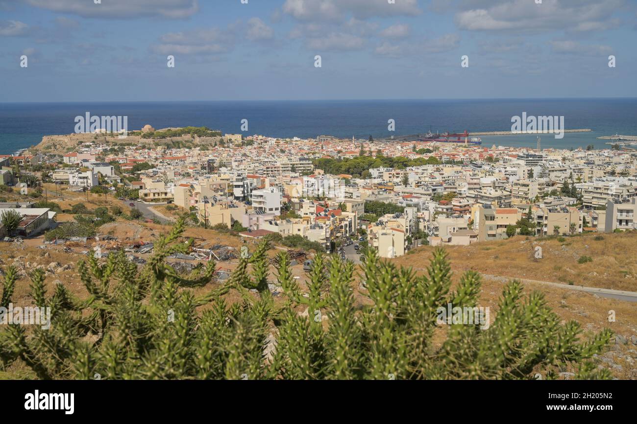 Stadtansicht Rethymno, Kreta, Griechenland Stock Photo