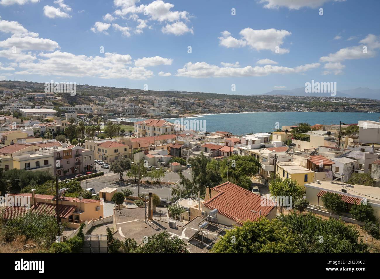Stadtansicht, westliche Neustadt, Rethymno, Kreta, Griechenland Stock Photo