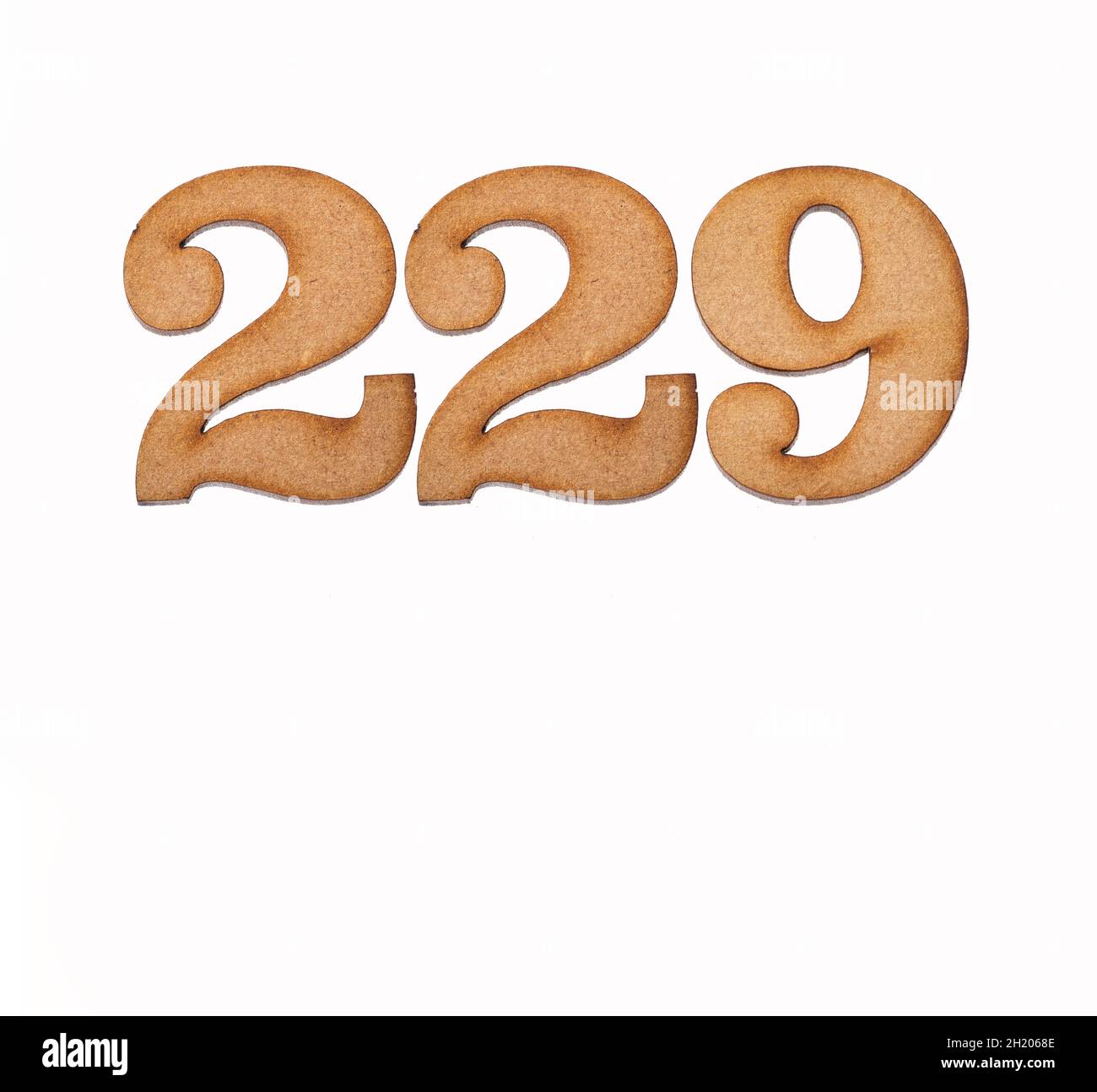 Number 229 Cut Out Stock Images & Pictures - Alamy