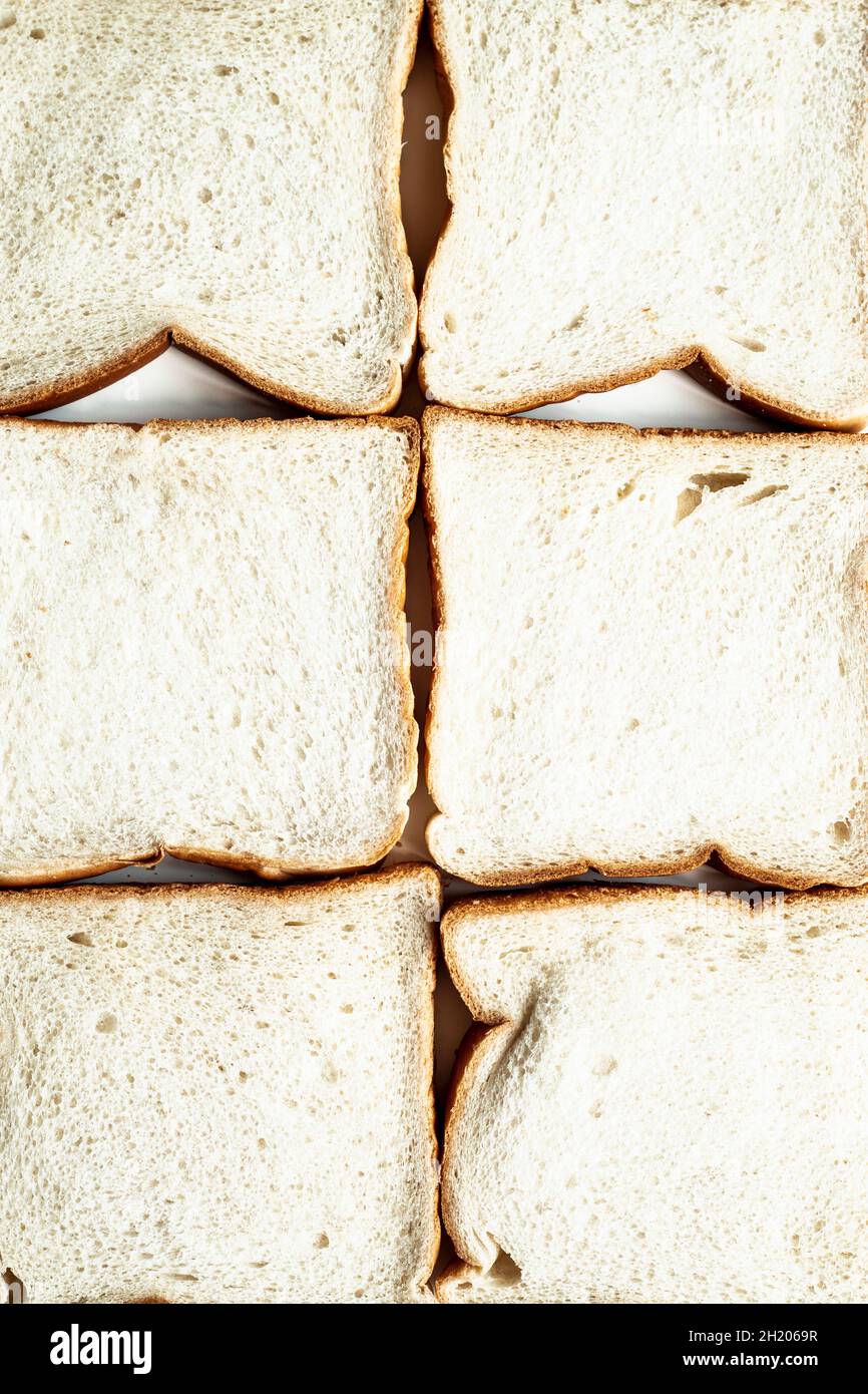 Six sliced of bread Stock Photo Alamy