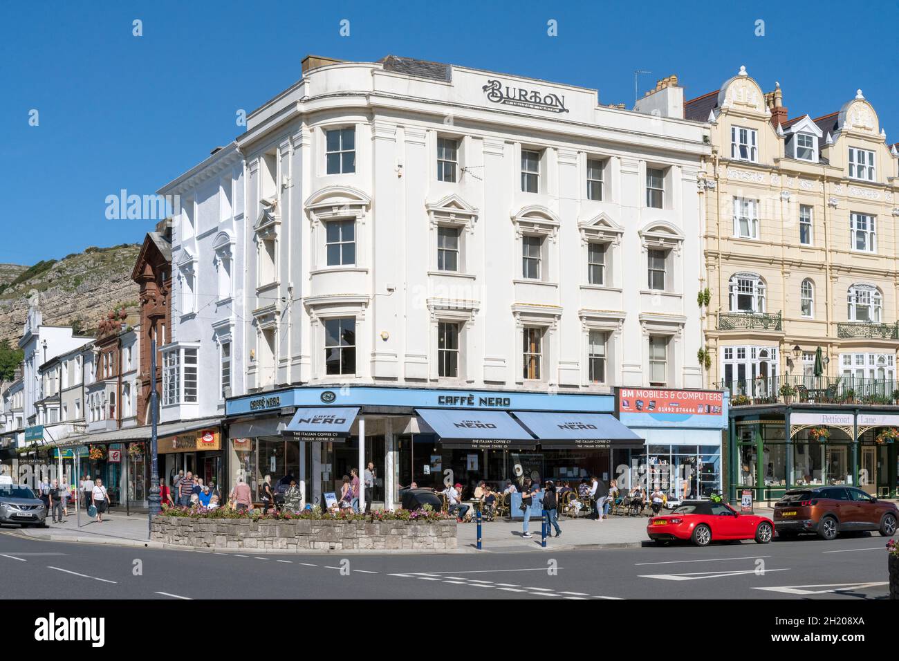 St Georges Place, Llandudno town centre, Llandudno, Clwyd, North Wales, Wales, UK Stock Photo
