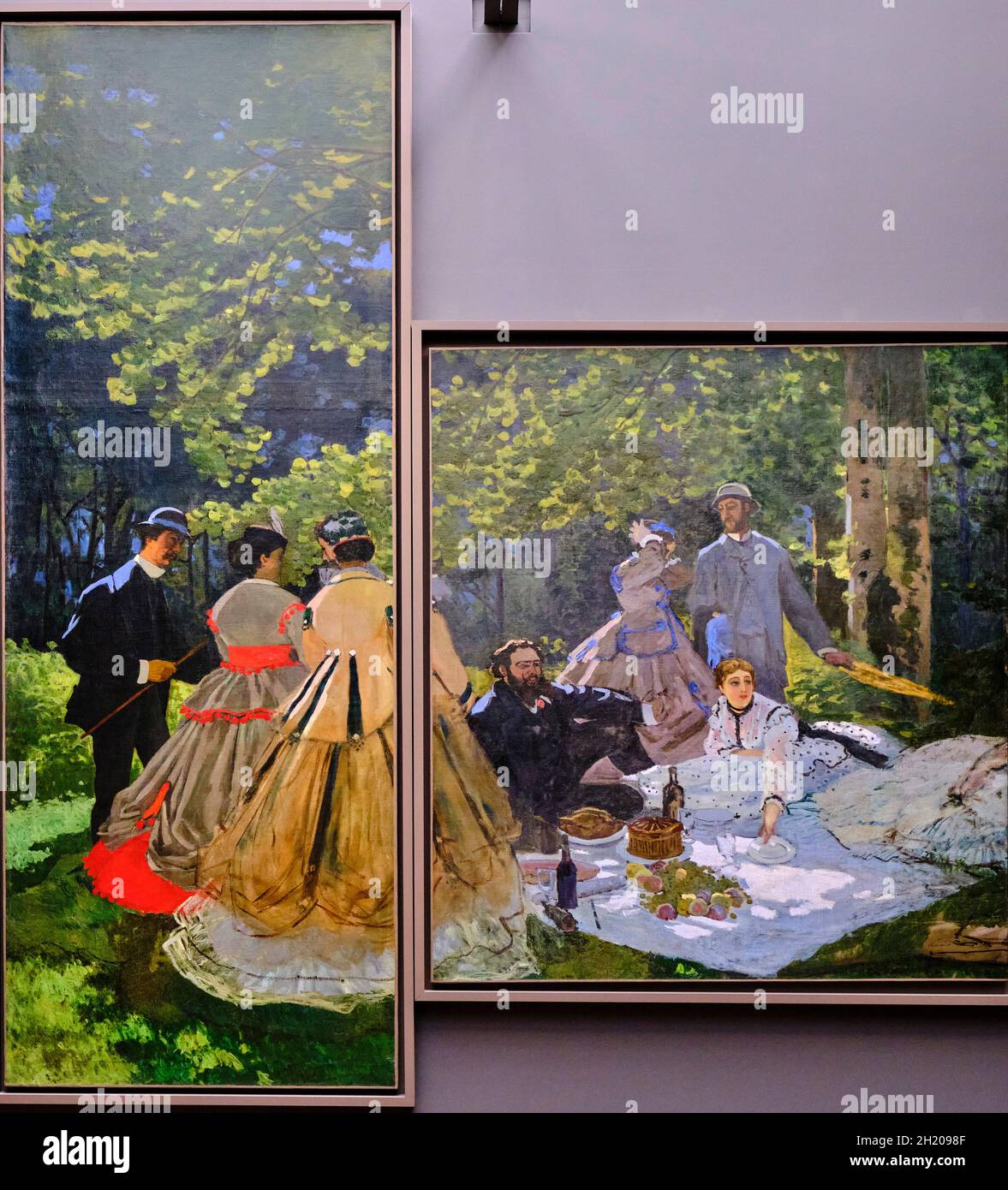 France, Paris, Orsay museum, Le Déjeuner sur l'herbe, Claude Monet Stock  Photo - Alamy