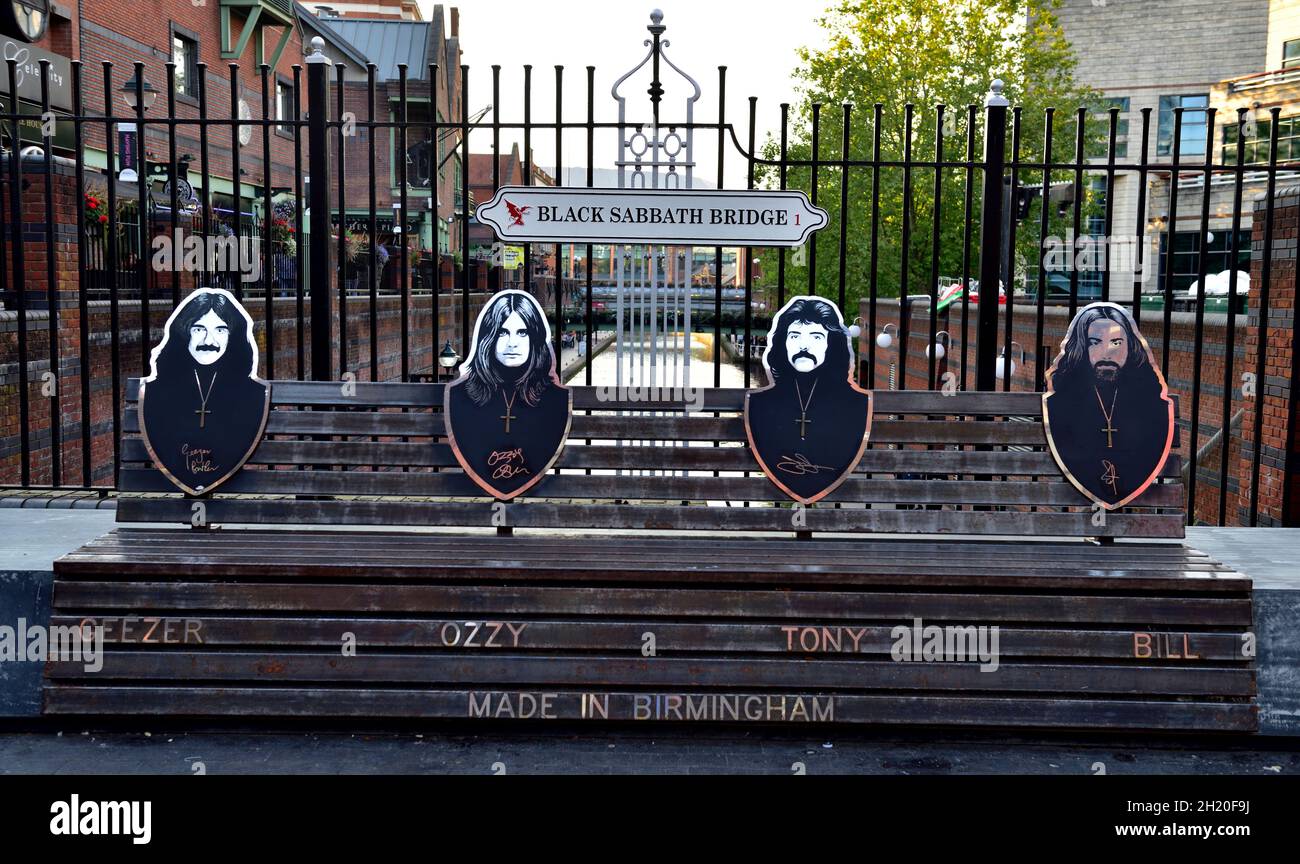 Black Sabbath Bridge, Birmingham, UK Stock Photo