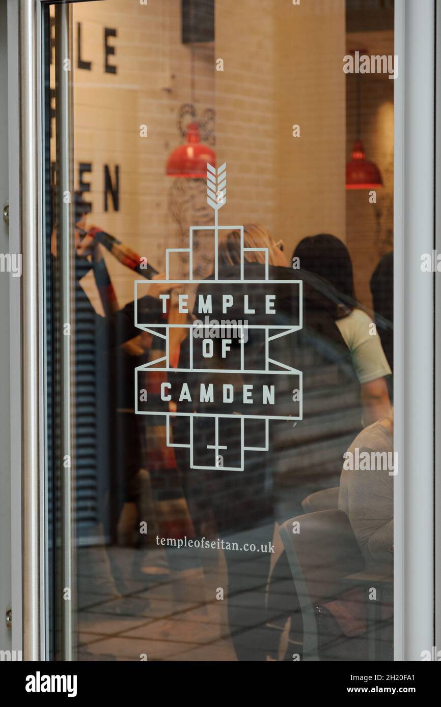 Temple of Seitan / Temple of Camden vegan fast food restaurant, Camden