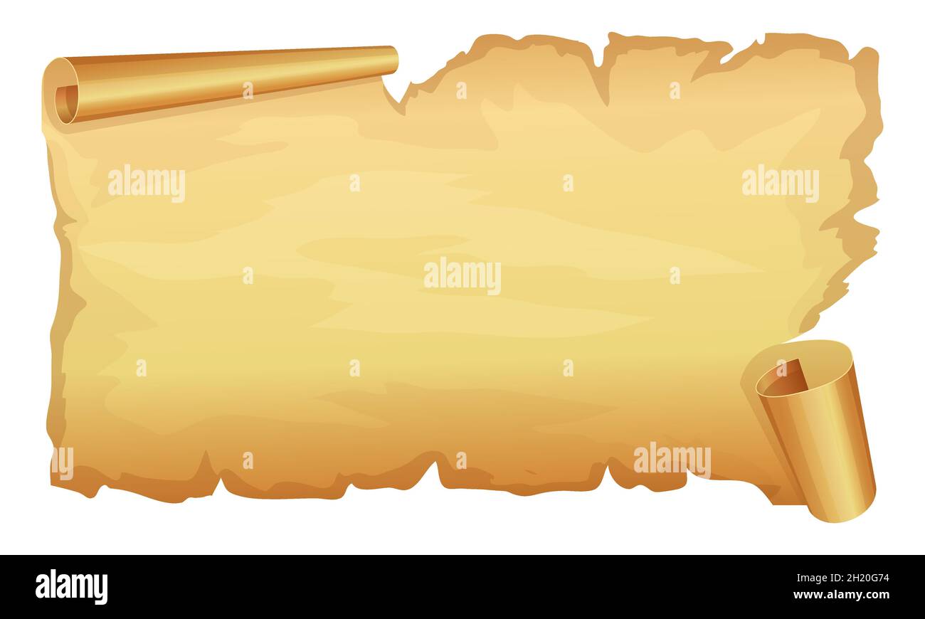 Big golden scroll of parchment Stock Vector Image & Art - Alamy