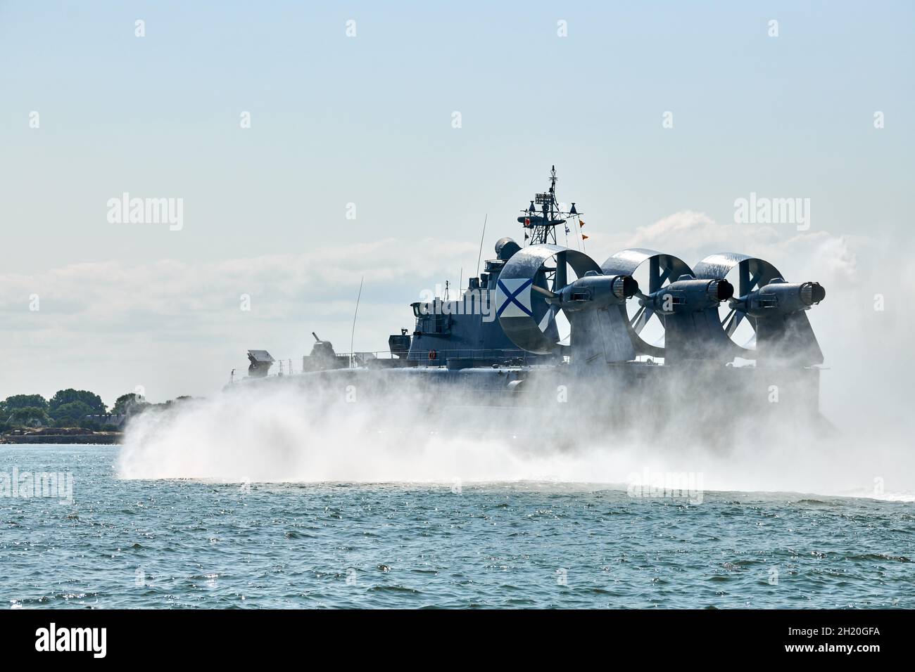 Landing Craft Air Cushion LCAC hovercraft landing craft sailing