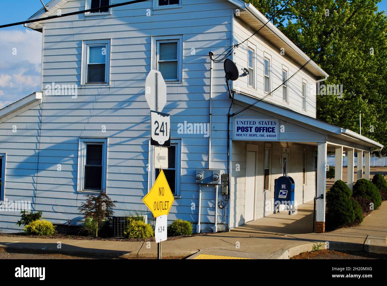 Mount Hope post office in Amish country, Ohio Stock Photo